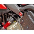 Ducabike Contrast Cut Billet Upper Frame Caps for the Ducati Panigale / Streetfighter V4 / S / R / Speciale